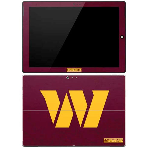 NFL Washington Commanders Distressed Surface Pro 3 Skin