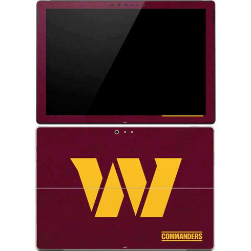 NFL Washington Commanders Distressed Surface Pro 4 Skin