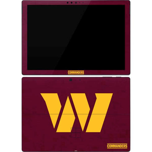 NFL Washington Commanders Distressed Surface Pro 7 Skin