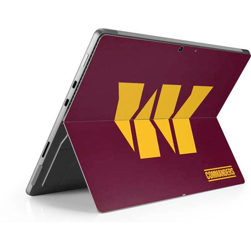 NFL Washington Commanders Distressed Surface Pro 8 Skin