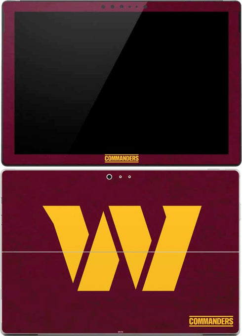 NFL Washington Commanders Distressed Surface Pro (2017) Skin
