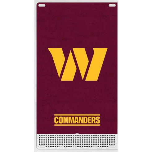 NFL Washington Commanders Distressed Xbox Series S Console Skin