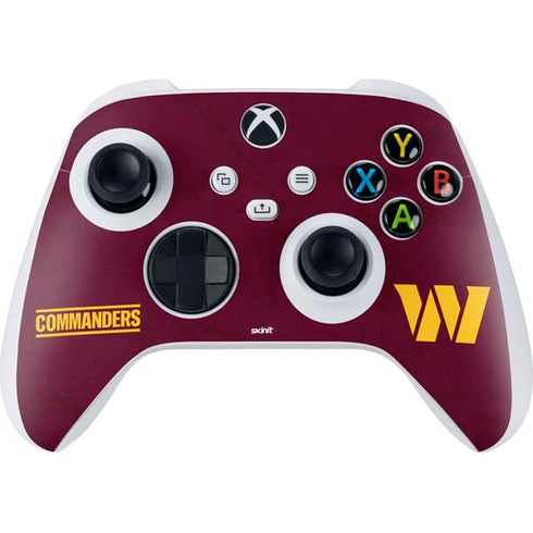 NFL Washington Commanders Distressed Xbox Series S Controller Skin