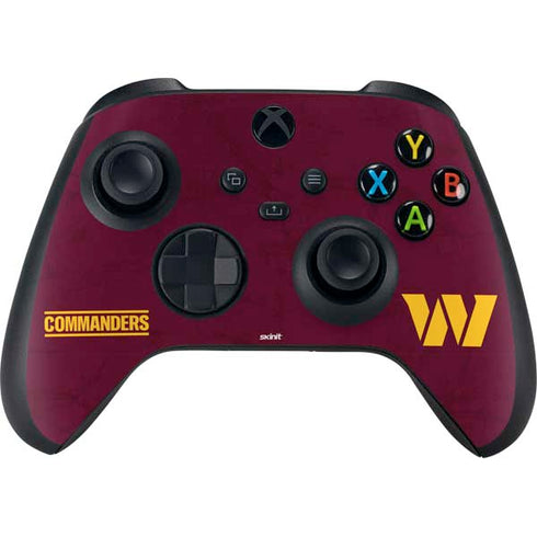 NFL Washington Commanders Distressed Xbox Series X Controller Skin