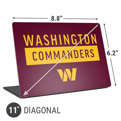 NFL Washington Commanders Universal Laptop 11in (8.8 x 6.2in) Skin