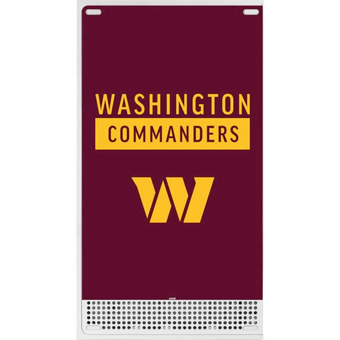 NFL Washington Commanders Xbox Series S Console Skin
