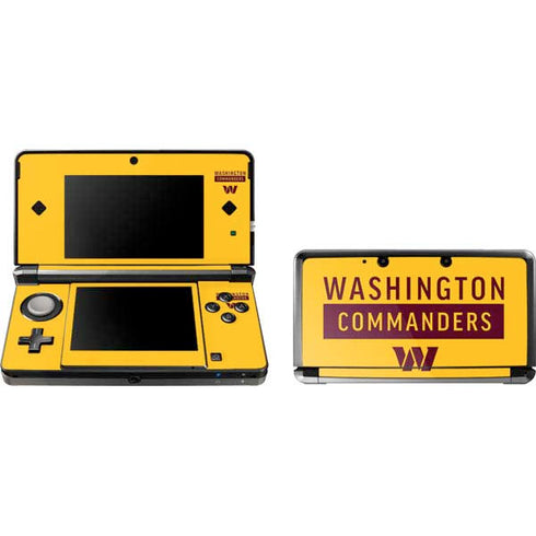 NFL Washington Commanders Yellow 3DS (2011) Skin
