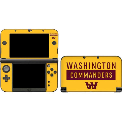 NFL Washington Commanders Yellow 3DS XL 2015 Skin