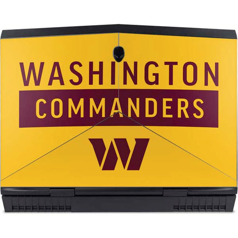 NFL Washington Commanders Yellow Dell Alienware Skin