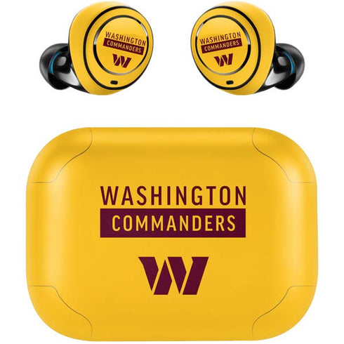 NFL Washington Commanders Yellow Amazon Echo Buds Skin