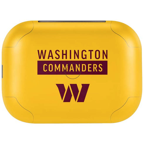 NFL Washington Commanders Yellow Amazon Echo Buds Skin