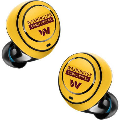 NFL Washington Commanders Yellow Amazon Echo Buds Skin