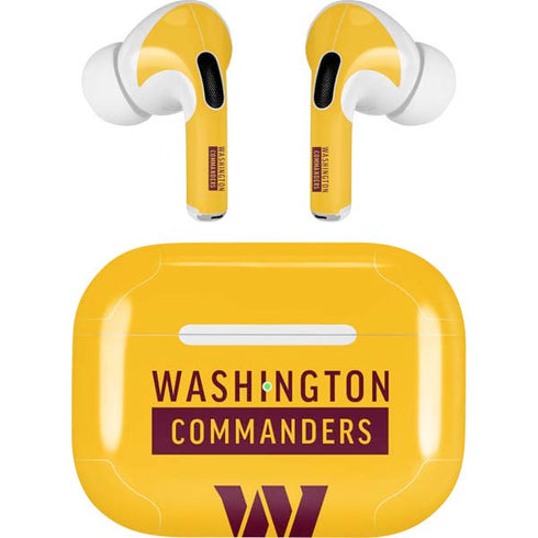 NFL Washington Commanders Yellow Apple AirPods Pro Skin