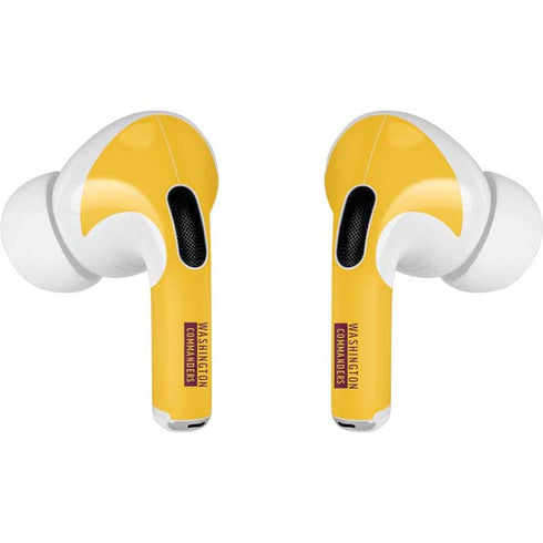 NFL Washington Commanders Yellow Apple AirPods Pro Skin
