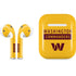 NFL Washington Commanders Yellow Apple AirPods Skin