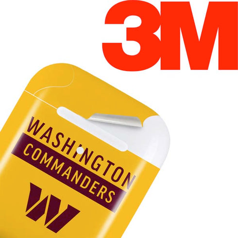 NFL Washington Commanders Yellow Apple AirPods Skin