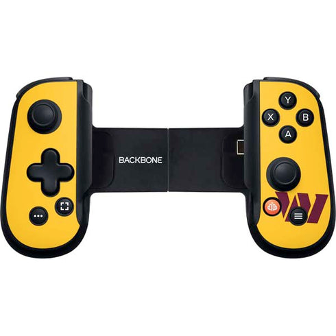 NFL Washington Commanders Yellow Backbone One for iPhone Game Controller Skin
