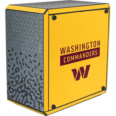 NFL Washington Commanders Yellow Cooler Master MasterBox Q300L Mini Tower Skin
