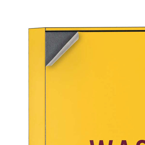 NFL Washington Commanders Yellow Corsair 4000D Tempered Glass Mid-Tower ATX Case Skin