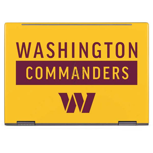 NFL Washington Commanders Yellow HP Envy Skin