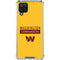NFL Washington Commanders Yellow Galaxy A12 Clear Case