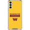NFL Washington Commanders Yellow Galaxy A13 5G Clear Case