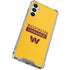 NFL Washington Commanders Yellow Galaxy A13 5G Clear Case