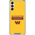 NFL Washington Commanders Yellow Galaxy A14 5G Clear Case