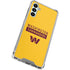 NFL Washington Commanders Yellow Galaxy A14 5G Clear Case
