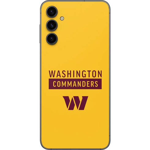 NFL Washington Commanders Yellow Galaxy A14 5G Skin