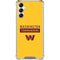 NFL Washington Commanders Yellow Galaxy A15 5G Clear Case
