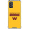 NFL Washington Commanders Yellow Galaxy A32 5G Clear Case