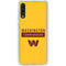 NFL Washington Commanders Yellow Galaxy A50 Clear Case