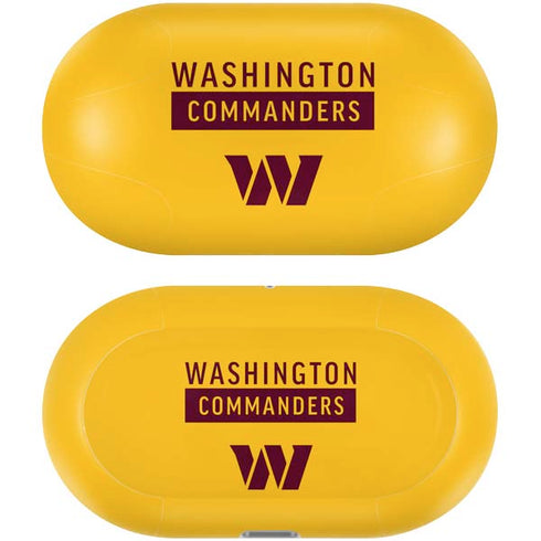 NFL Washington Commanders Yellow Galaxy Buds Plus Skin