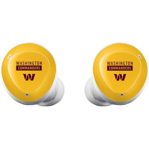 NFL Washington Commanders Yellow Galaxy Buds Plus Skin