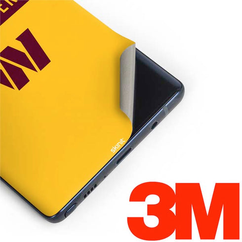 NFL Washington Commanders Yellow Galaxy Note 9 Skin