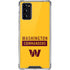 NFL Washington Commanders Yellow Galaxy Note20 5G Clear Case