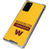 NFL Washington Commanders Yellow Galaxy Note20 5G Clear Case
