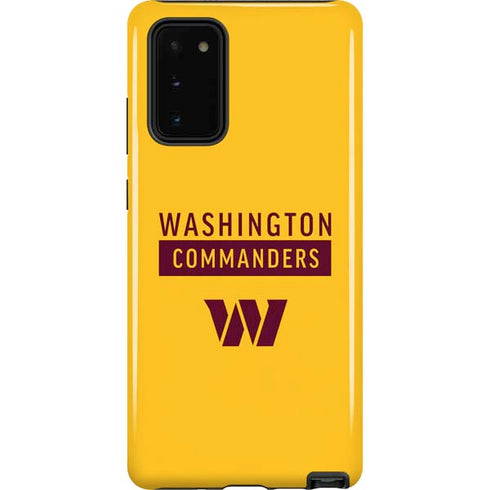NFL Washington Commanders Yellow Galaxy Note20 5G Pro Case