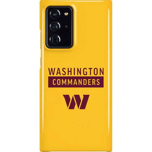 NFL Washington Commanders Yellow Galaxy Note20 Ultra 5G Lite Case