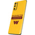 NFL Washington Commanders Yellow Galaxy S20 Fan Edition Skin