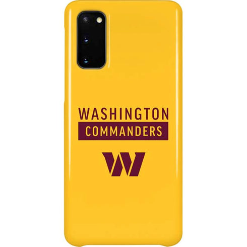 NFL Washington Commanders Yellow Galaxy S20 Lite Case