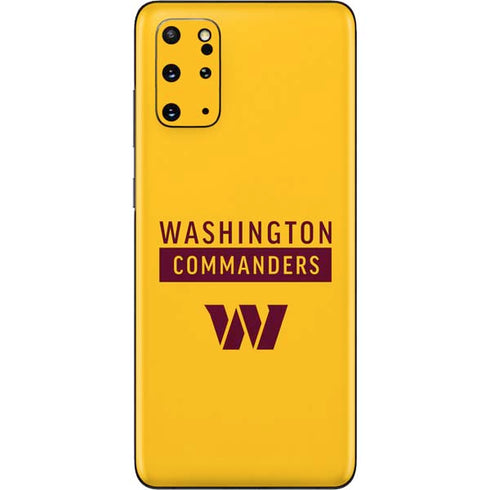 NFL Washington Commanders Yellow Galaxy S20 Plus Skin