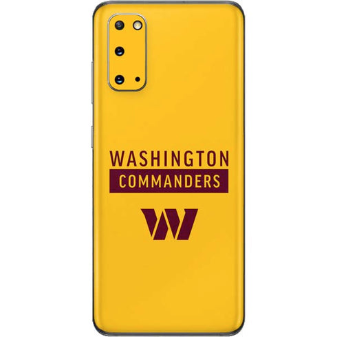NFL Washington Commanders Yellow Galaxy S20 Skin