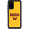 NFL Washington Commanders Yellow Galaxy S20 Waterproof Case
