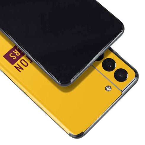 NFL Washington Commanders Yellow Galaxy S21 Plus 5G Skin
