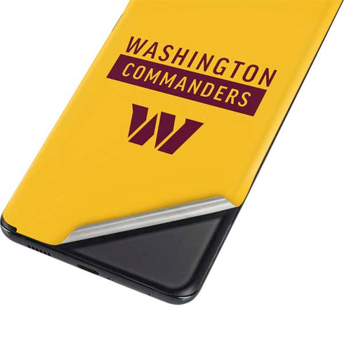 NFL Washington Commanders Yellow Galaxy S21 Plus 5G Skin