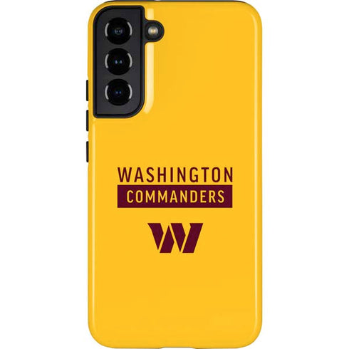 NFL Washington Commanders Yellow Galaxy S22 Plus Pro Case