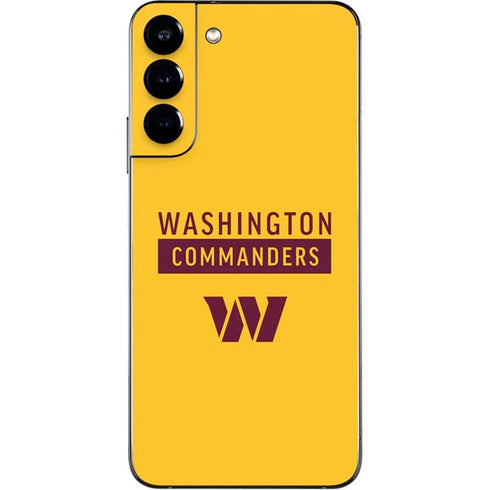 NFL Washington Commanders Yellow Galaxy S22 Plus Skin
