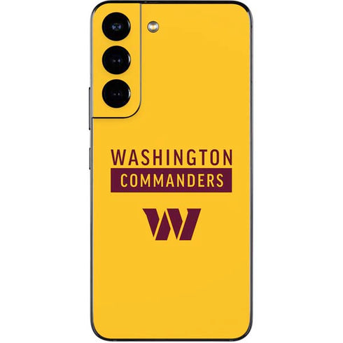 NFL Washington Commanders Yellow Galaxy S22 Skin